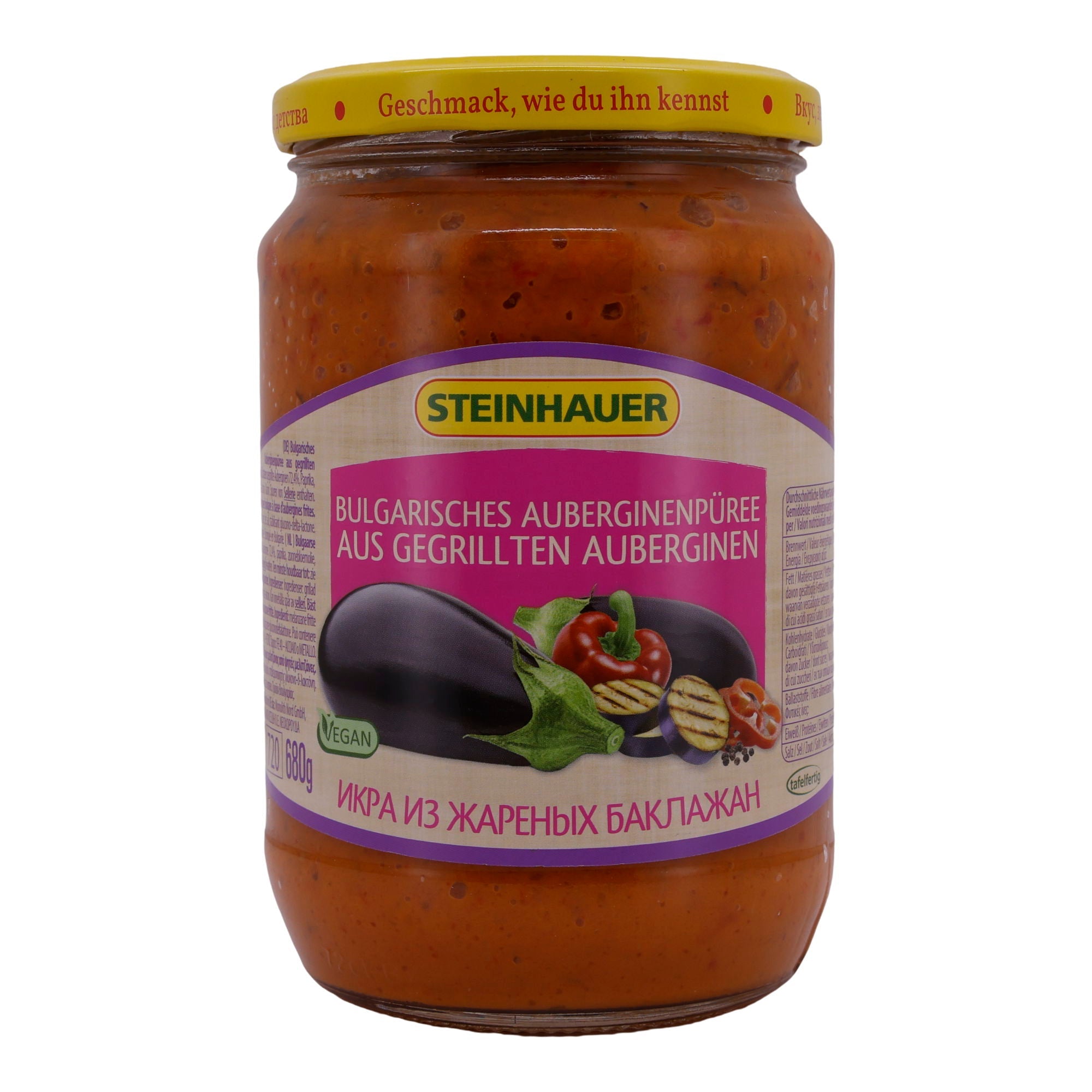 Auberginenpüree Steinhauer | Bulgarisch | Aus gegrillten Auberginen | 680g - Taste Your World